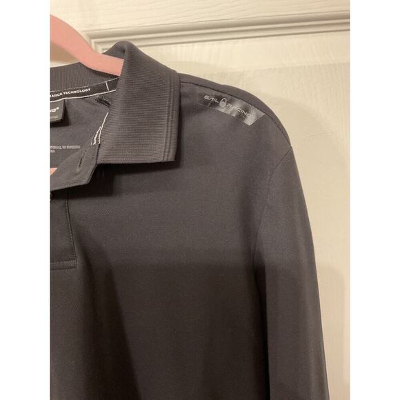 Sail Racing Bowman Technical Long Sleeve Polo in Dark Grey, S - Picture 3 of 8